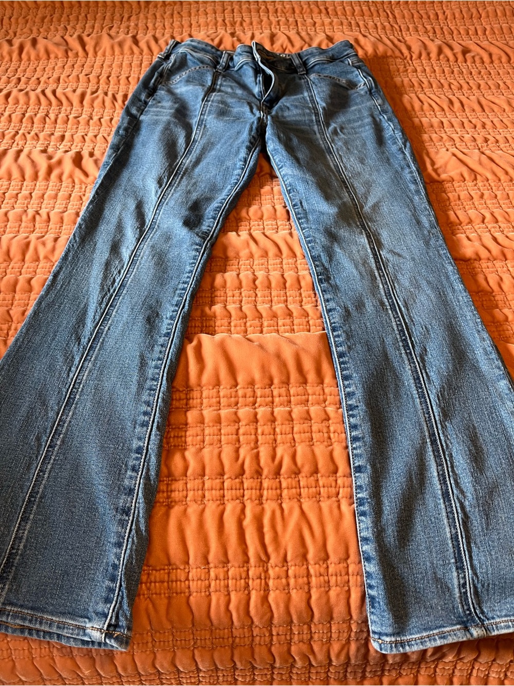 American Eagle Outfitters Dark Blue Flare Jeans